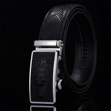 Load image into Gallery viewer, Luxury San Vitale Genuine Leather Belt - Snake Skin Lines